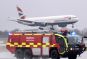 Fire Crews Respond To Aircraft Ground Incident At Heathrow Airport