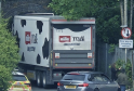 Müller Milk Lorry Allegedly Strikes House and Gets Stuck at Railway Bridge in Otway Terrace