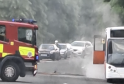 Engine Fire on Bus in Tonbridge