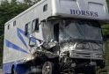 A drunk driver who collided with a horsebox and injured its driver near Faversham has been jailed