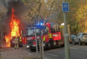Car Blaze Sparks Rush Hour Drama in Bromley