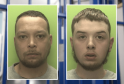 Two drug dealers have been jailed after police seized cocaine and heroin with a street value of more than £100,000 during a series of early-morning raids