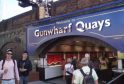 Woman Hit On  The Head With Bottle Outside Of Gunwarf Quays In Portsmouth