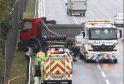 Hgv Ploughs Into Crash Barriers Closing Two Lanes Of The M3 Smart Motorway Near Farnborough