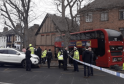 Fire Crews Called After A Double Decker Bus Had Collided With An End-of-terrace Shop With Flats Above And An Electrical Substation