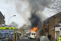 Van Completely Destroyed in East Dulwich Blaze