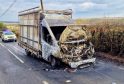 Van Fire Sparks Emergency Response on A356 Near Maiden Newton