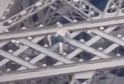 WATCH: Eiffel Tower Evacuated After Man Climbs Landmark Ahead of Olympics Closing Ceremony